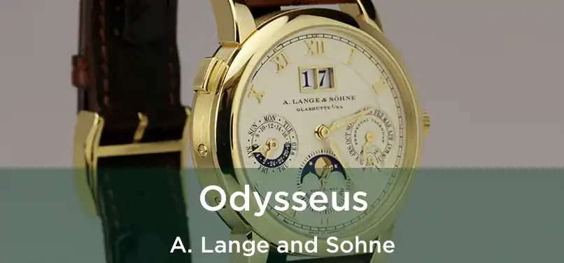  Odysseus A. Lange and Sohne